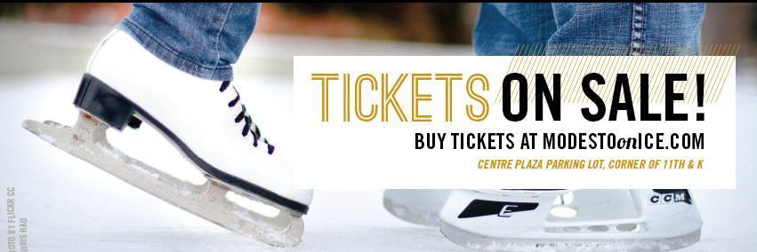 Modesto On Ice banner