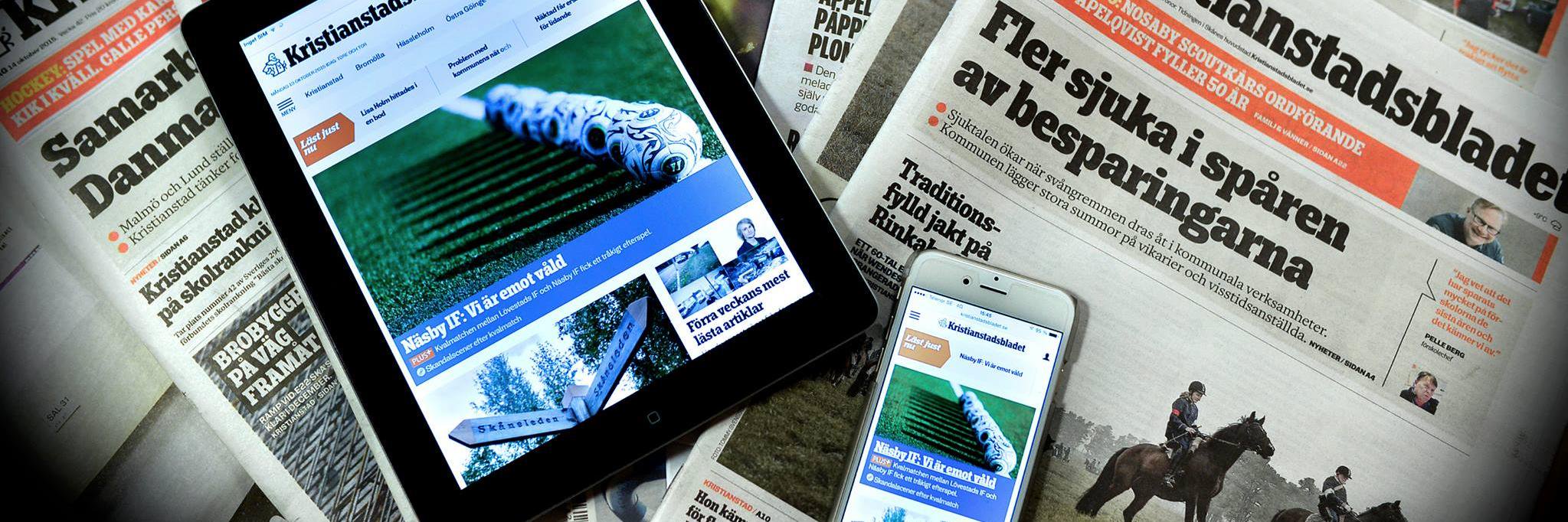 Kristianstadsbladet banner
