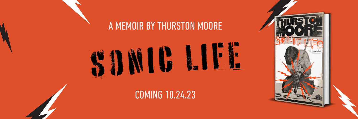 Thurston Moore's banner