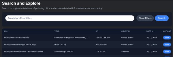 PhishStats Profile Banner