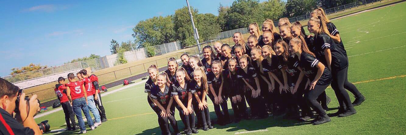 NHS Varsity Kickline banner