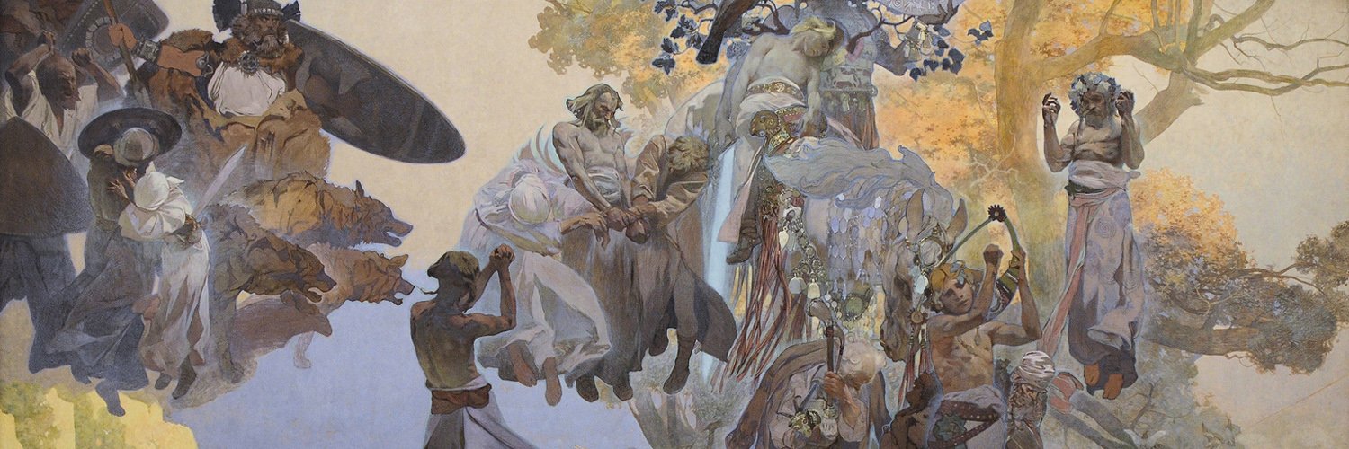 Alphonse Mucha's banner