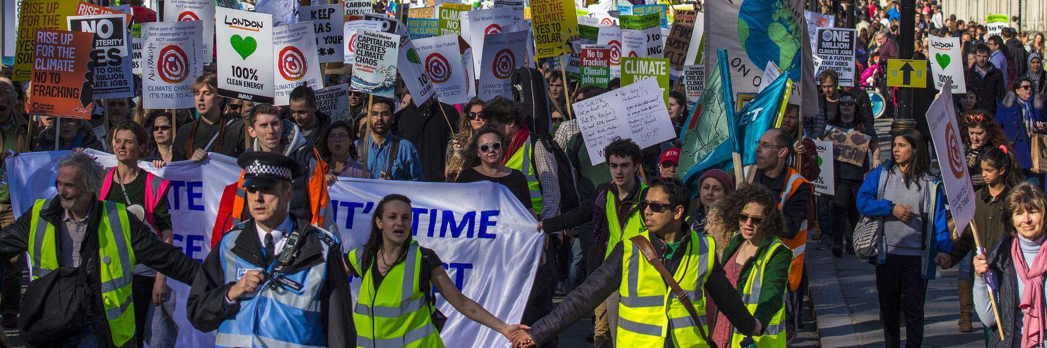 Campaign against Climate Change banner