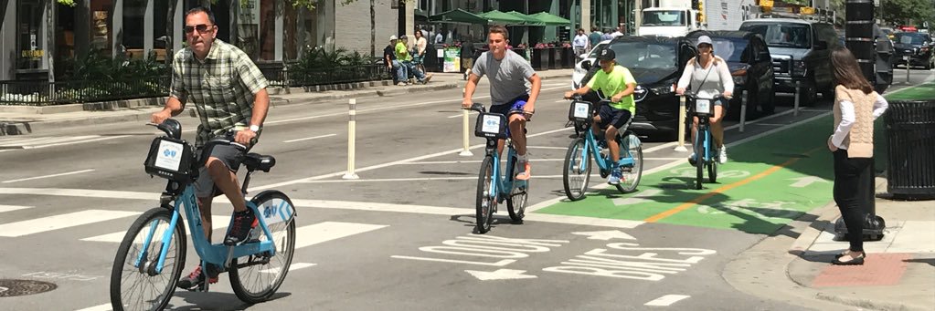 Clinton Bike Lane banner