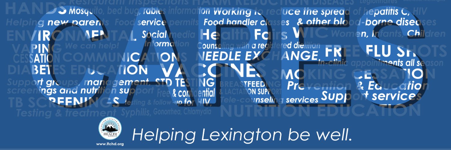 Lexington-Fayette County Health Department banner