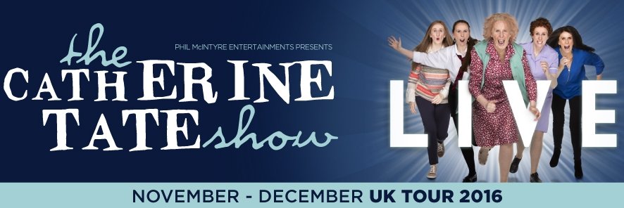 Catherine Tate Page banner