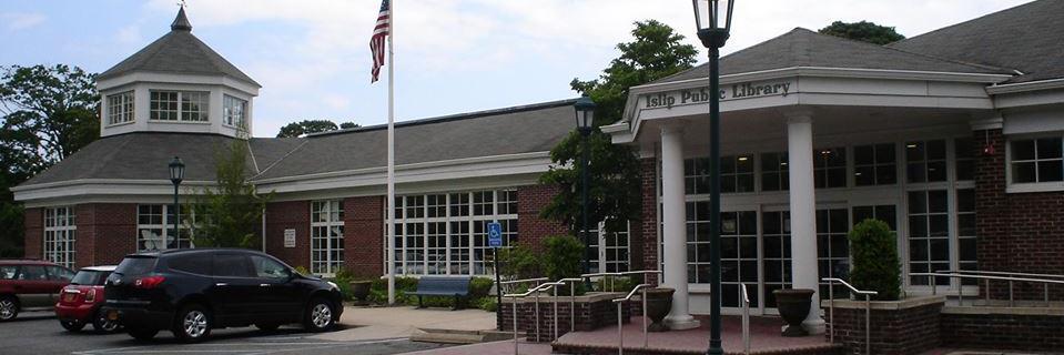 Islip Public Library banner