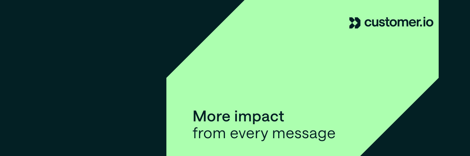 Customer.io banner