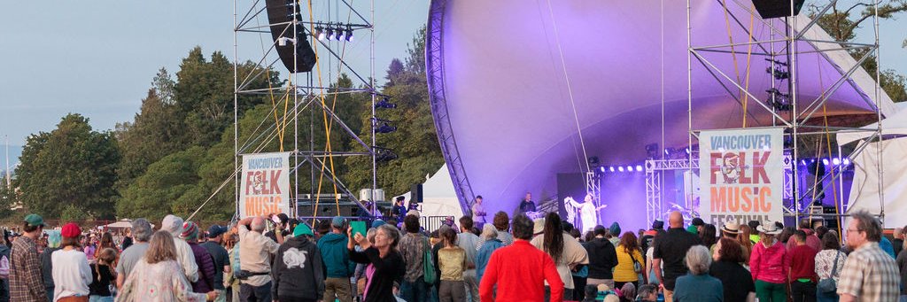 Vancouver Folk Music Festival banner
