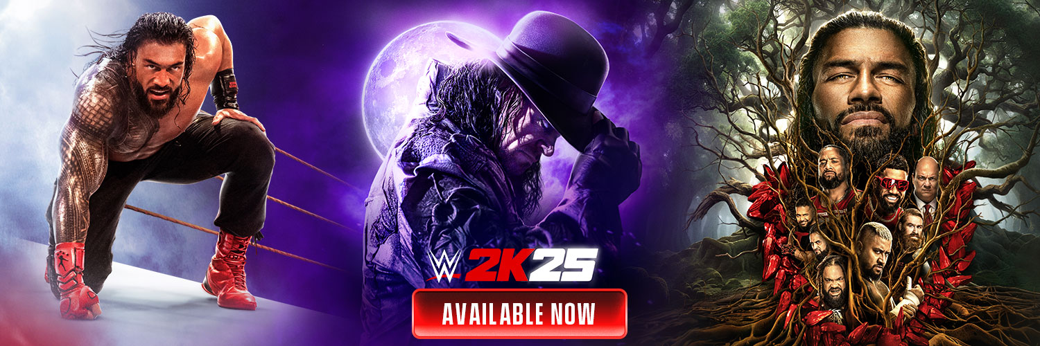 #WWE2K25's banner