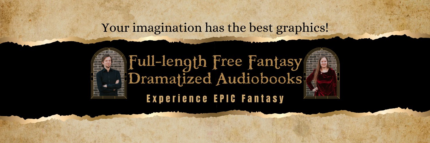 Audio Epics (award-winning dramatized audiobooks) banner