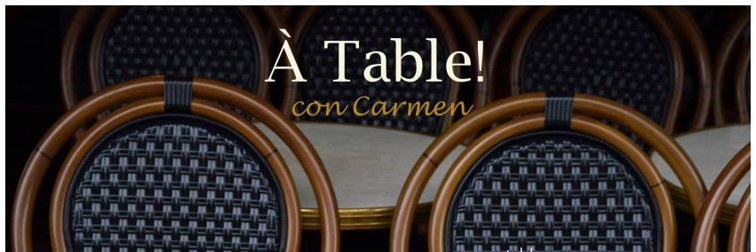 À Table! con Carmen banner