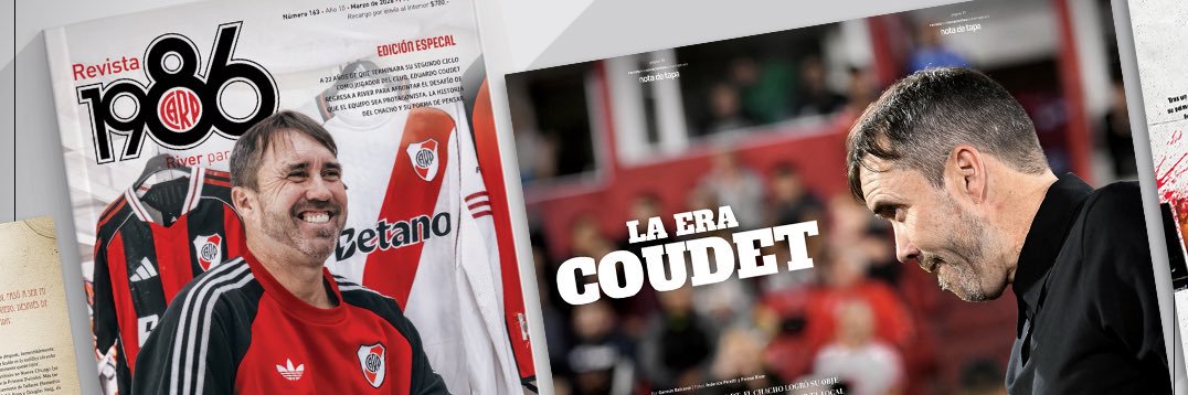 Revista River 1986 banner
