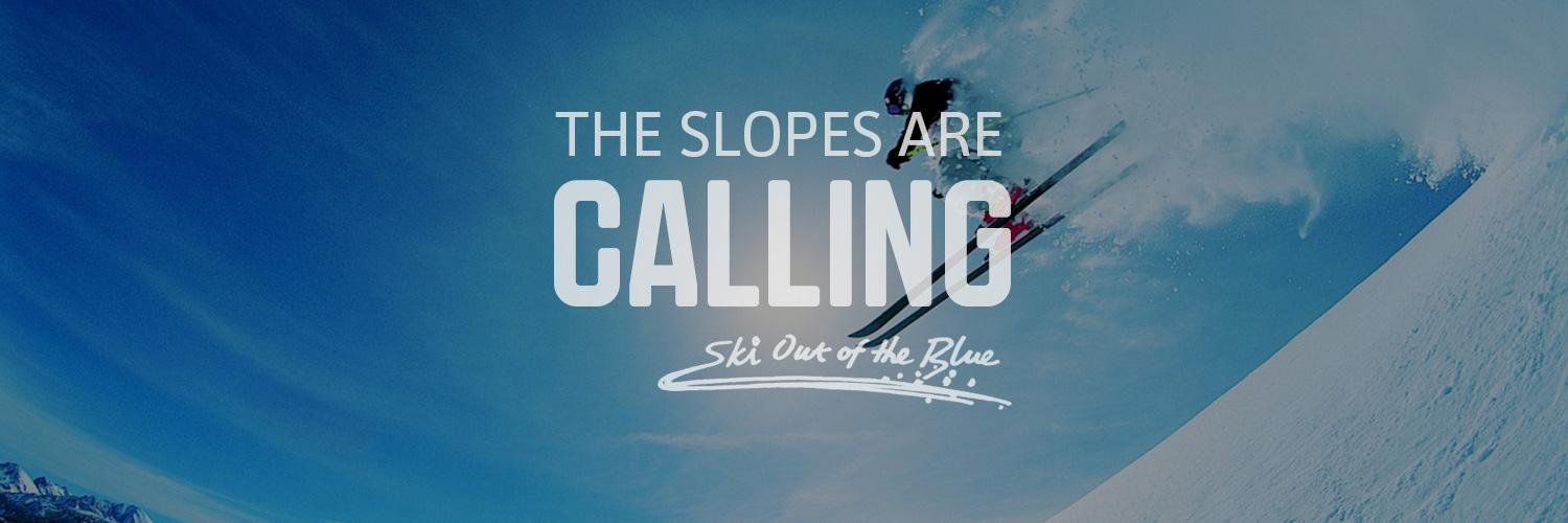 Ski Out of the Blue banner