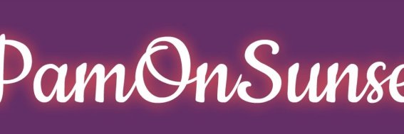 PamOnSunset banner