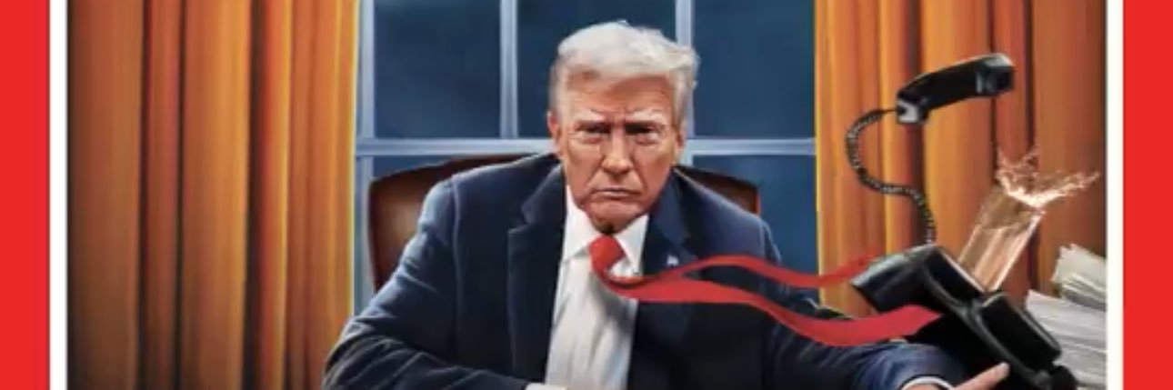 Fergus’ MAGA Dad banner