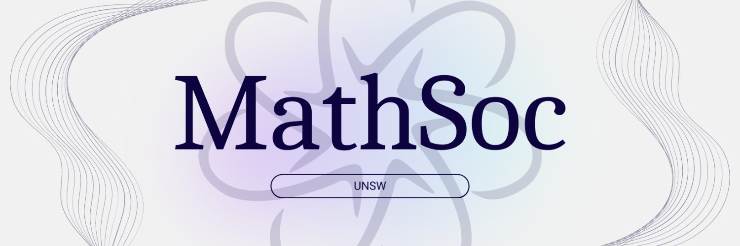 UNSW Mathematics Society (MathSoc) banner
