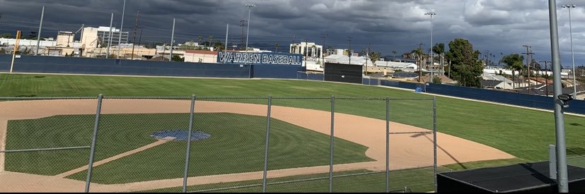 Warren High Baseball banner