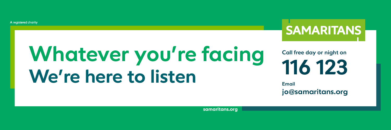 Samaritans Scotland's banner