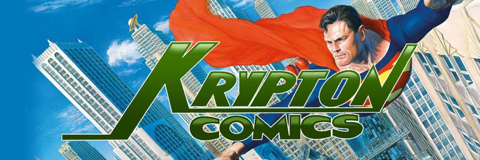 KRYPTON COMICS banner