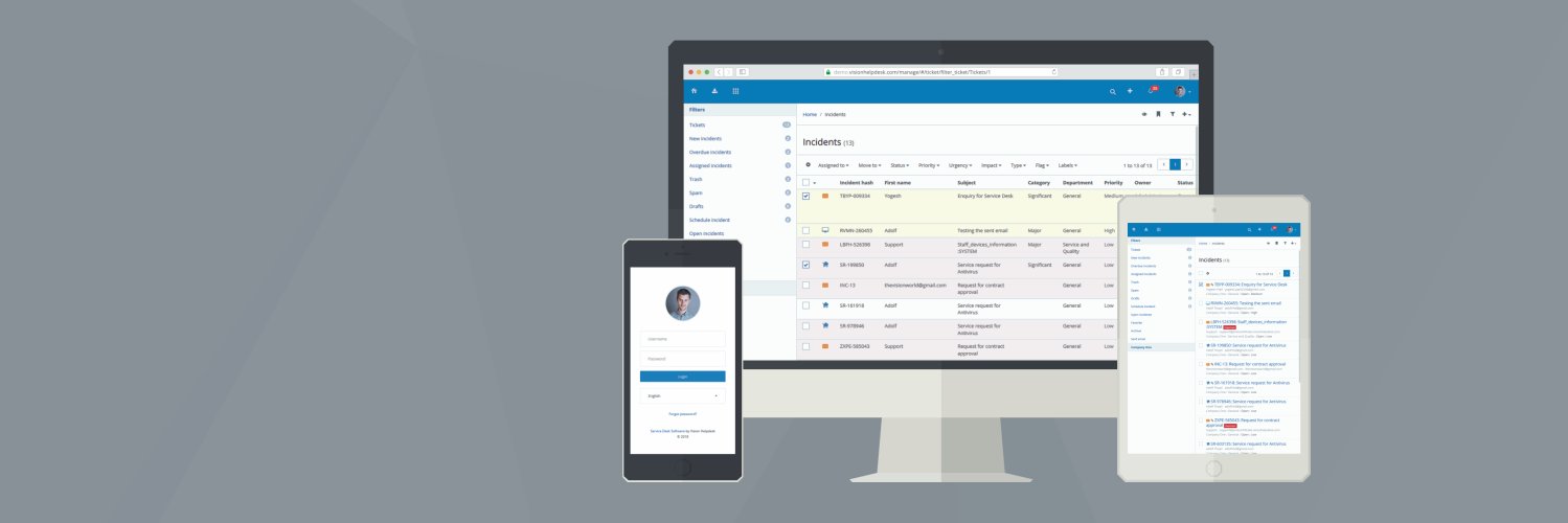 Vision Helpdesk banner