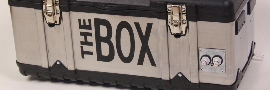 The Box banner