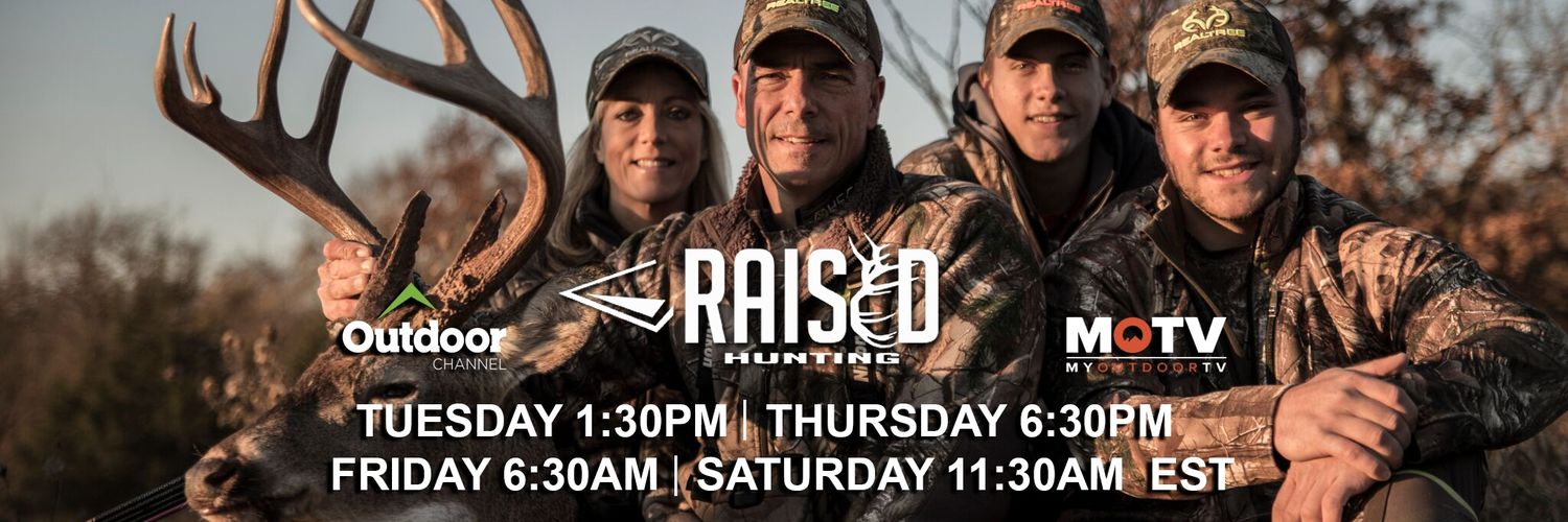 RAISED HUNTING banner