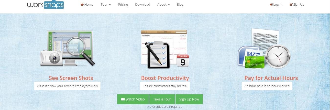 Worksnaps's profile banner image