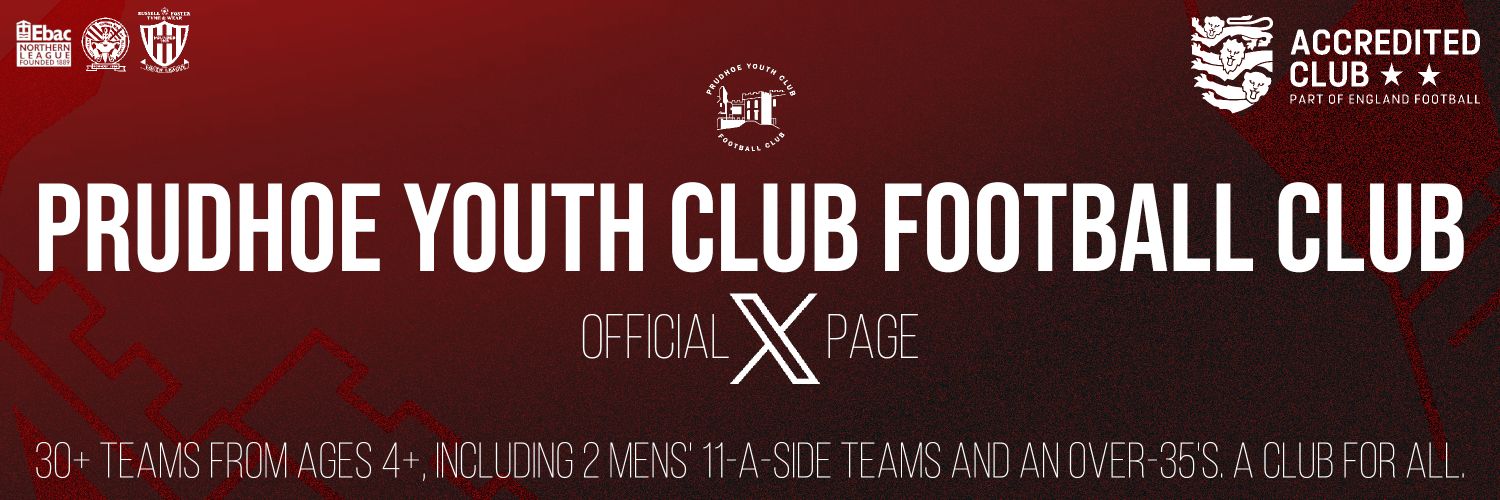 Prudhoe Youth Club FC banner