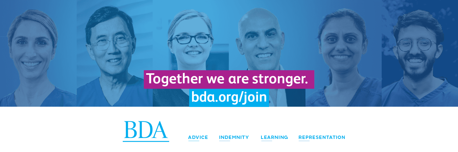 BDA's banner