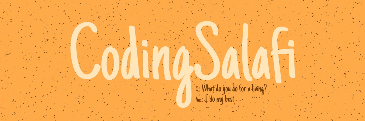 CodingSalafi banner