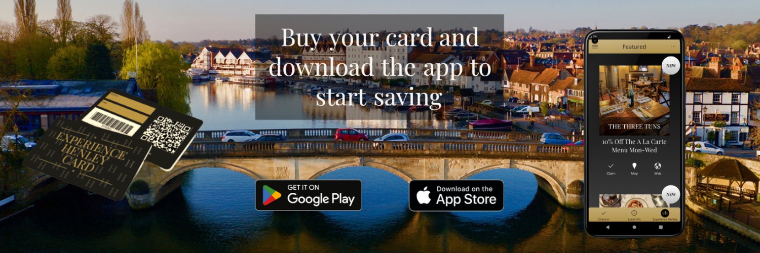 Experience Henley Card & App banner
