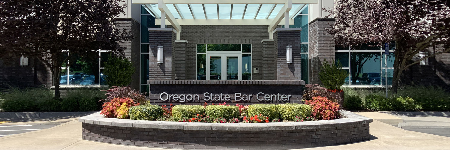 Oregon State Bar banner