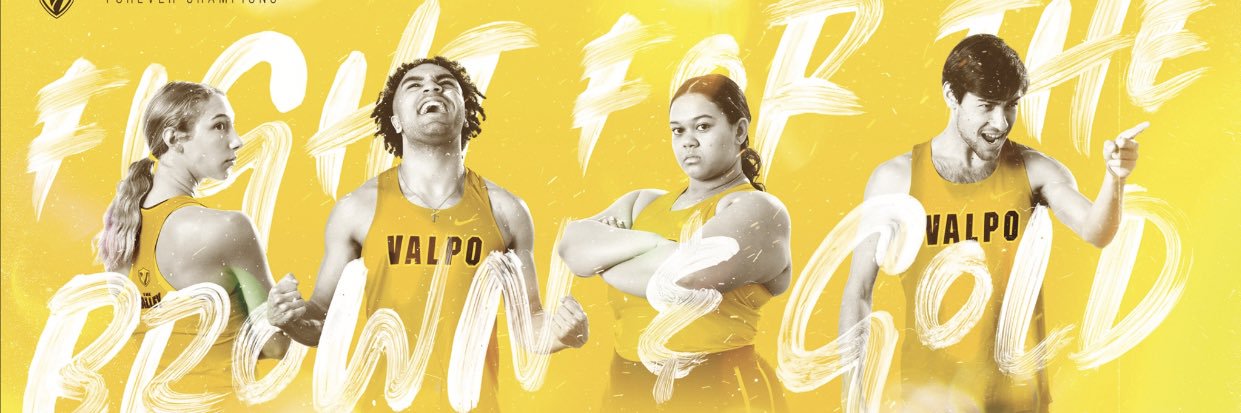Valpo Track & Field banner