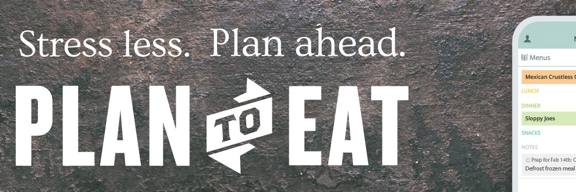 Plan to Eat banner