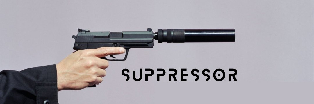 Suppressor banner
