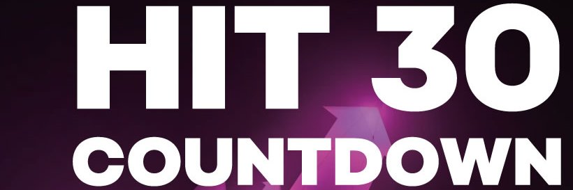 Hit 30 Countdown banner
