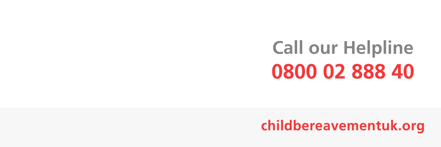 Child Bereavement UK's banner