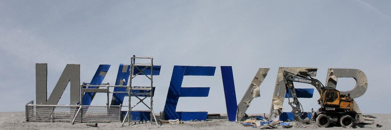 Weever bouw banner