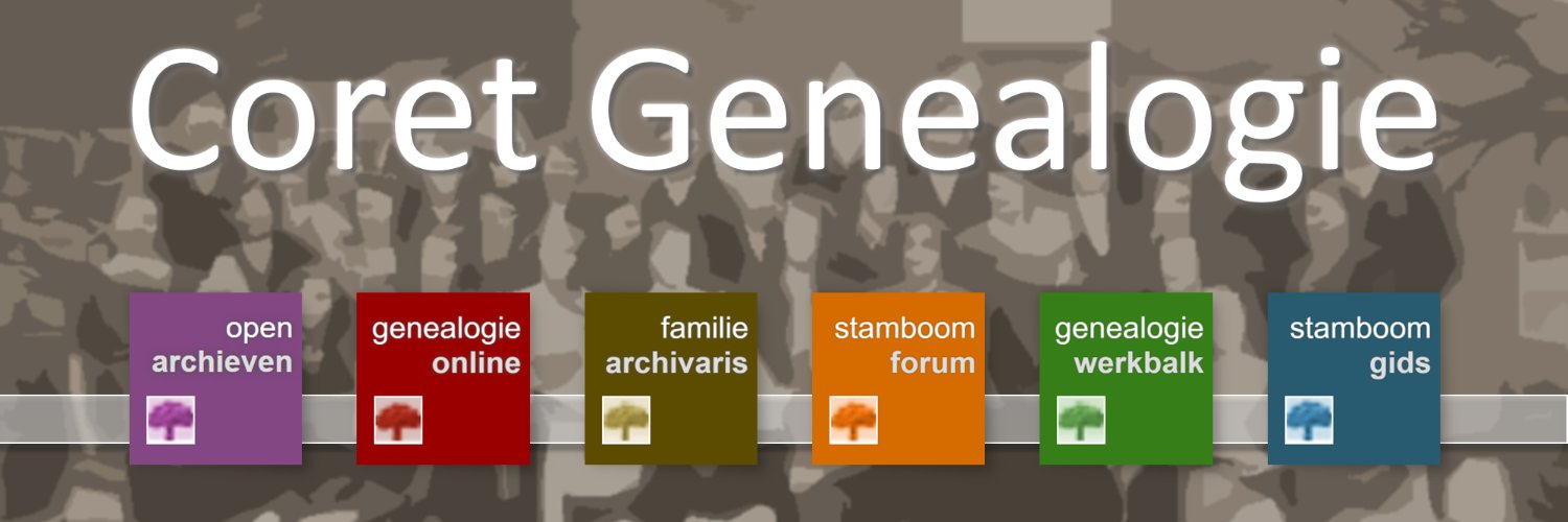 Coret Genealogie banner