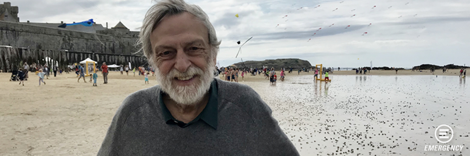 Gino Strada banner