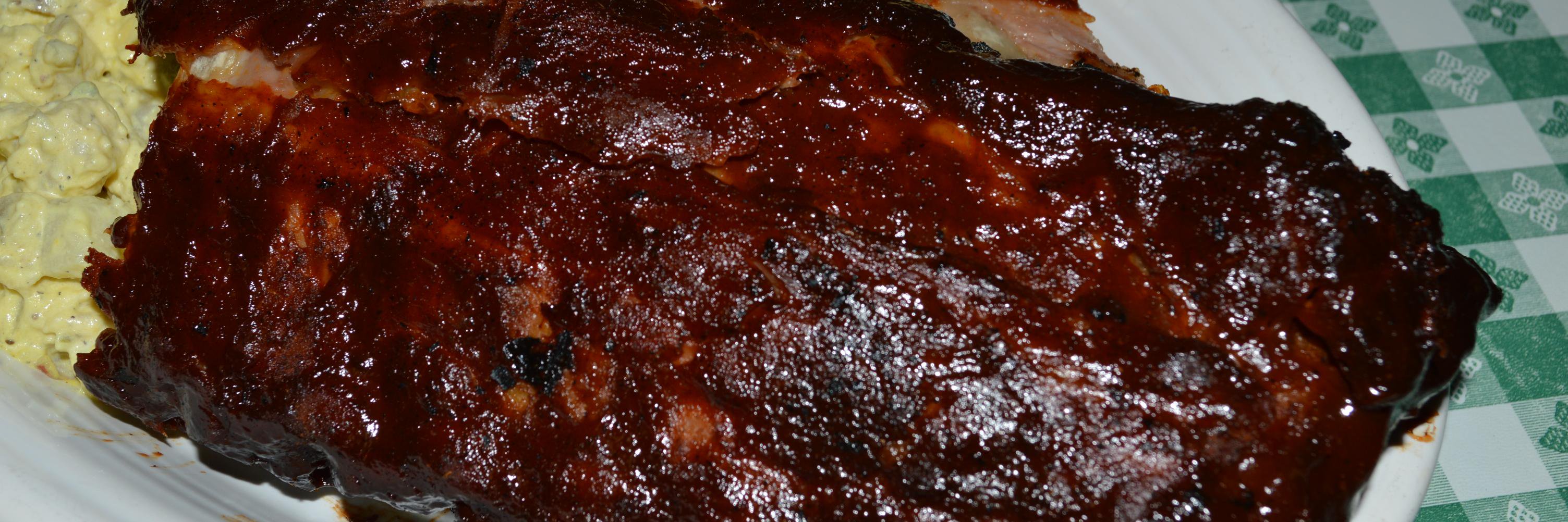 Prater's Bar-B-Que banner