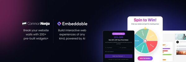 CommonNinja Profile Banner