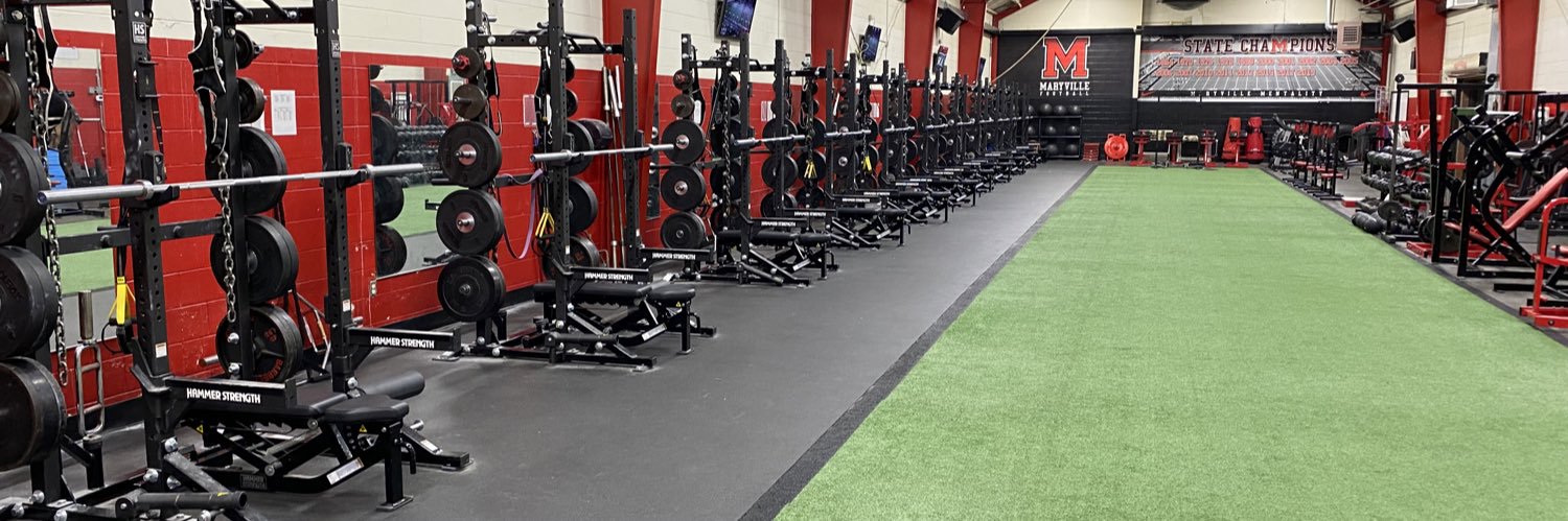 Maryville Football Strength & Conditioning banner