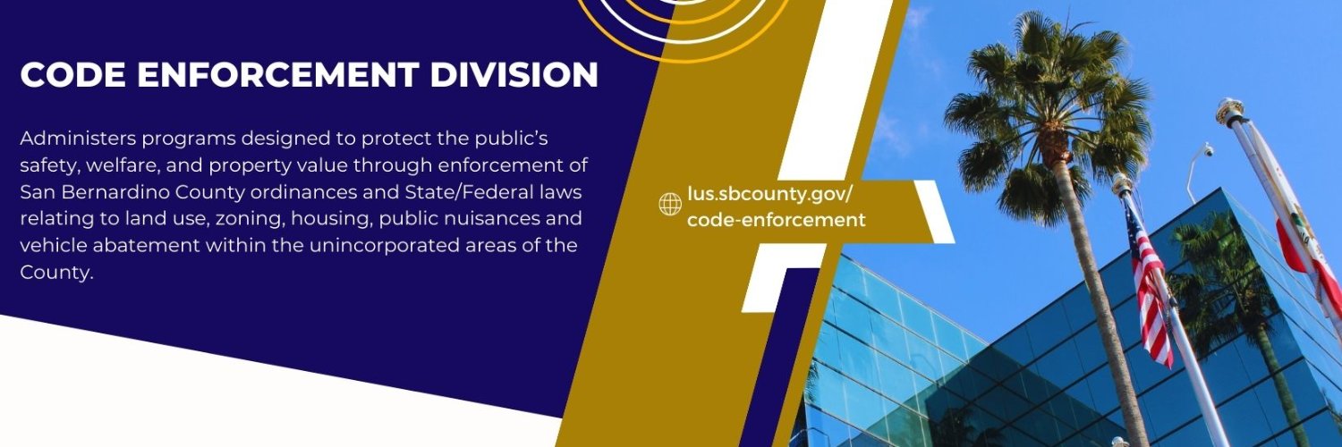 SB COUNTY CODE banner