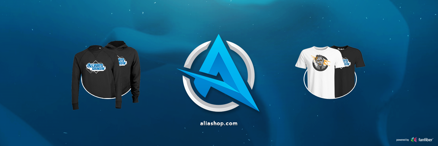 Ali-A Merchandise banner