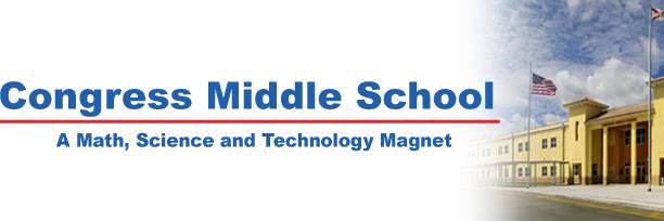 Congress Middle Sch. banner