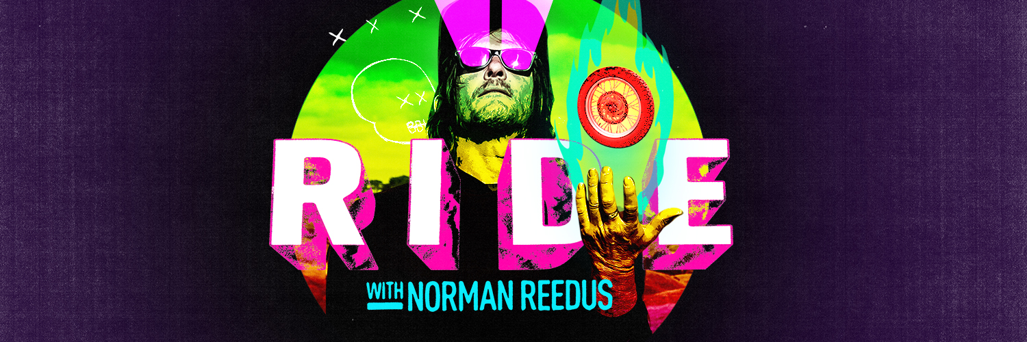 Ride with Norman's banner