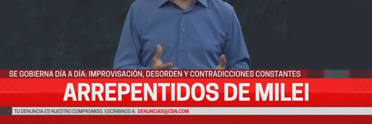 Arrepentidos de Milei's banner