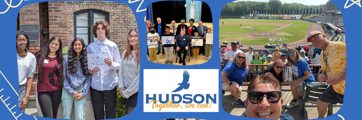 Hudson City School District banner